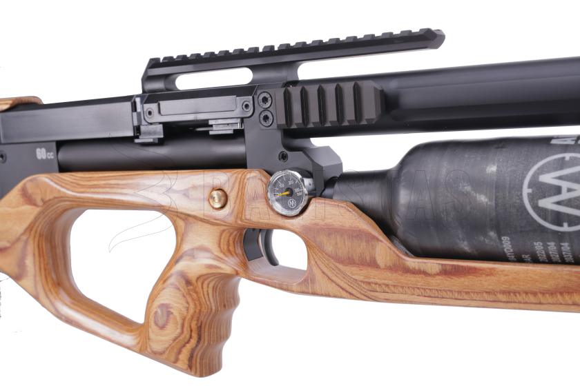 Luchtbuks AirMaks Krait WL 5,5mm Light Brown Lamino