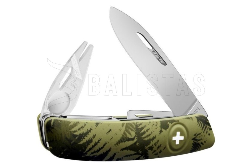 Zwitserse zakmes Swiza TT03 Camo Silva olive