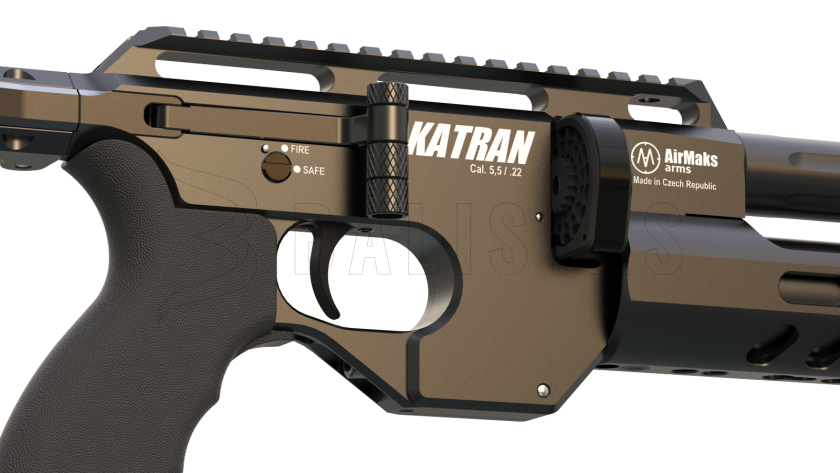 Tactische handgreep laadhendel AirMaks Katran Black