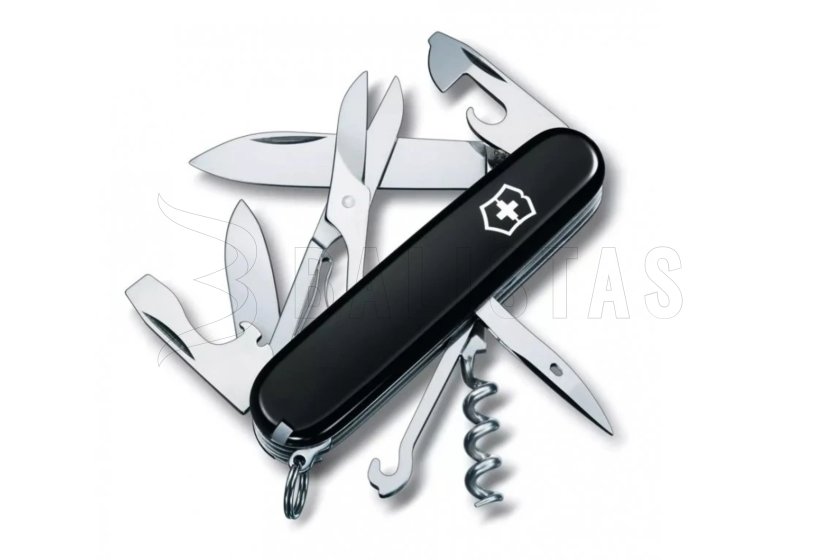 Multifunctioneel zakmes Victorinox Climber zwart