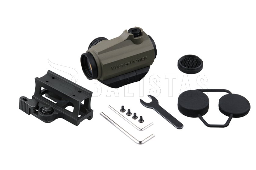 Red dot richtkijker Vector Optics Maverick-III 1x22 Dark Earth