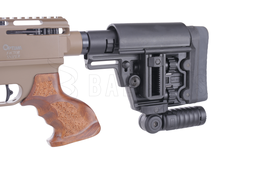 Luchtbuks Optima Hatsan Factor Sniper S 6,35mm FDE