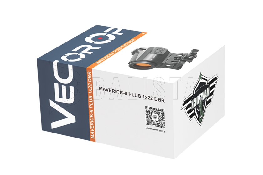 Kolimator Maverick-II Plus 1x22 DRT Double-Reticle Red Dot Sight