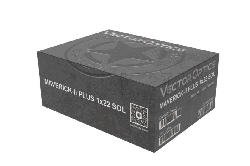 Kolimator Maverick-II Plus 1x22 SOL Solar Power Red Dot Sight
