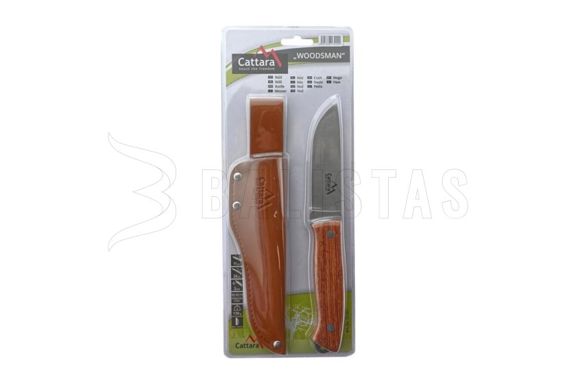 Dolk Cattara WOODSMAN 24cm met foedraal