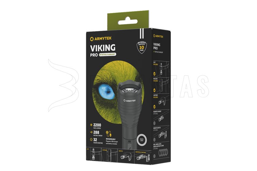 Zaklamp Armytek Viking PRO koud wit licht