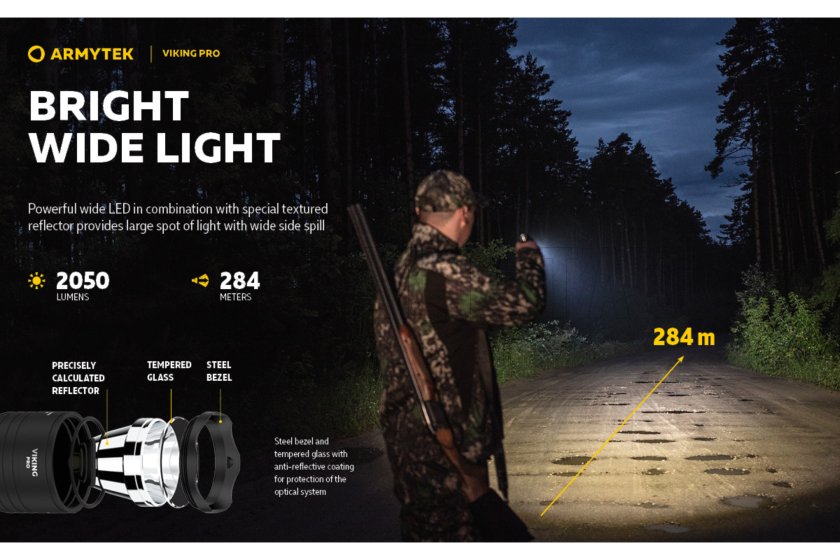 Zaklamp Armytek Viking PRO warm light