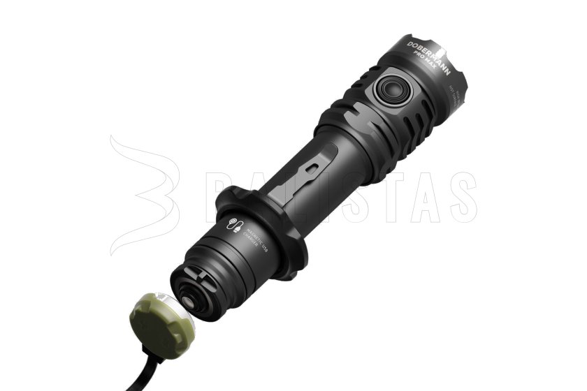 Zaklamp Armytek Dobermann PRO MAX wit licht