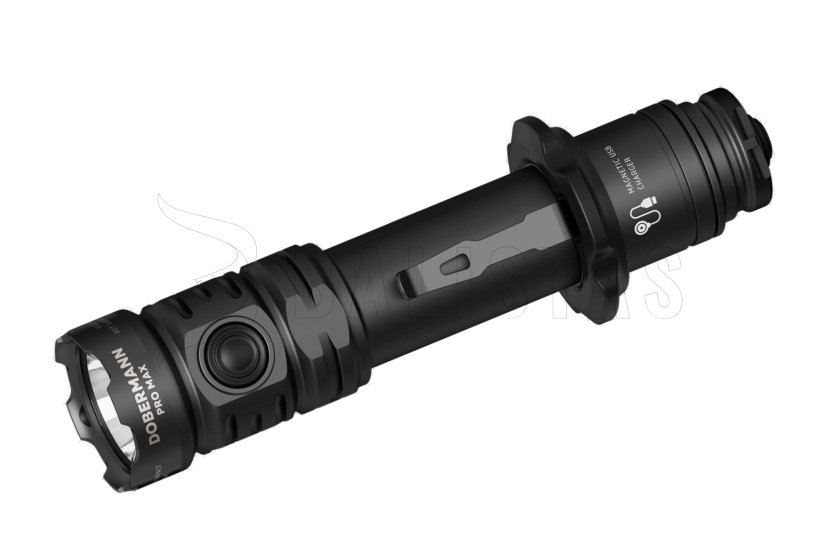 Zaklamp Armytek Dobermann PRO MAX wit licht