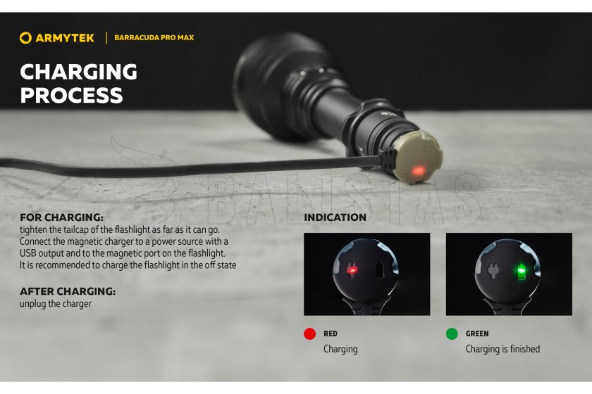 Zaklamp Armytek Barracuda Pro Max koud licht