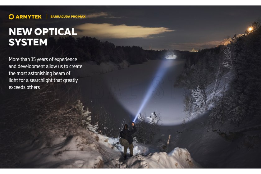 Zaklamp Armytek Barracuda Pro Max koud licht