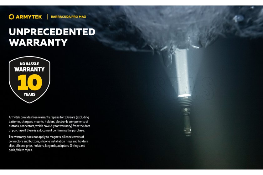 Zaklamp Armytek Barracuda Pro Max koud licht