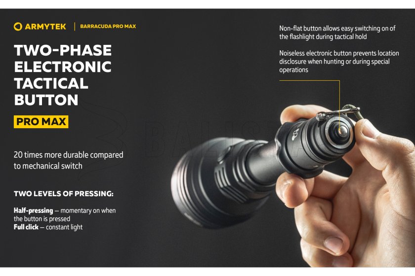 Zaklamp Armytek Barracuda Pro Max koud licht