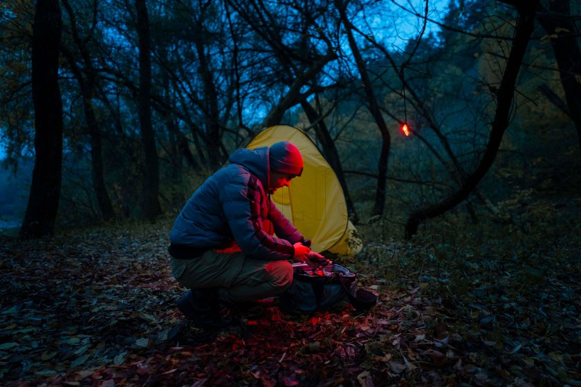 Multifunctionele zaklamp Armytek Crystal Pro 3D - rood