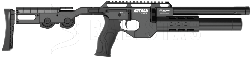 Luchtbuks AirMaks Katran SC 4,5mm inklapbare kolf