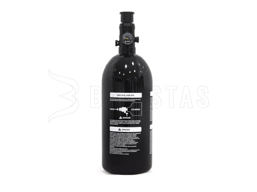 HPA Fles Spirit Field 0.8l 200bar met regelaar 850psi 2