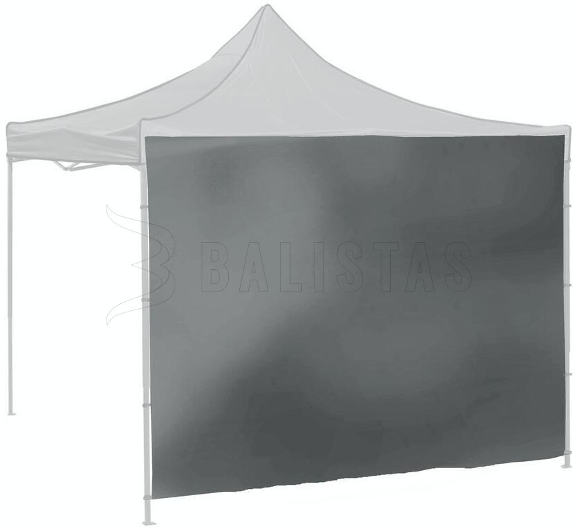 Zijwand voor partytent 2X3m 210D grijs WATERPROOF Cattara 13344