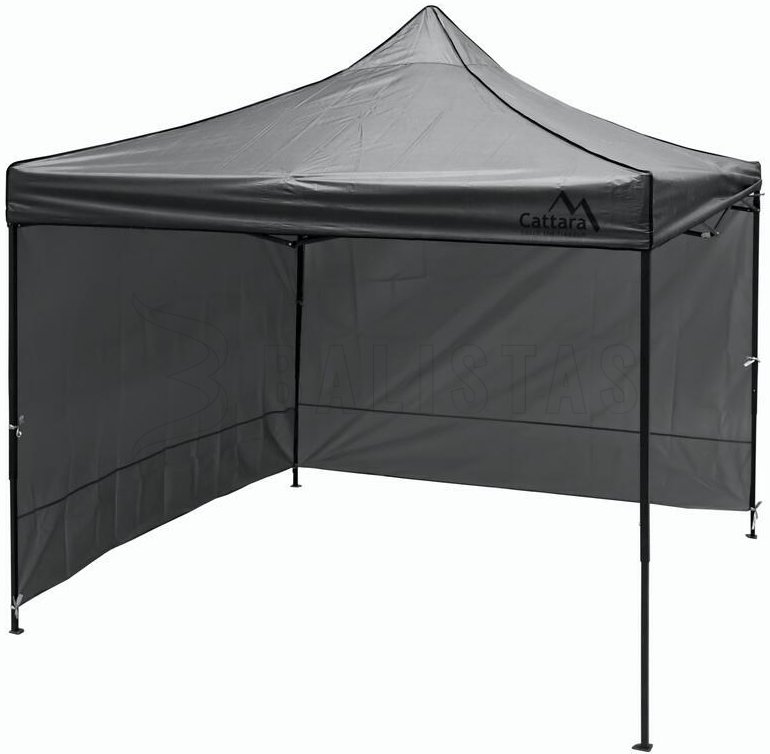 Zijwand voor partytent 2X3m 210D grijs WATERPROOF Cattara 13344 5