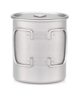 Titanium mok Keith met deksel 450ml 5