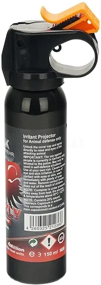 Pepperspray tegen beren KKS VESK Grizzly 150ml 2