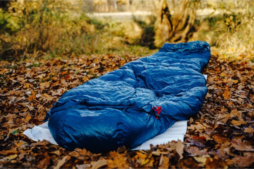 Slaapzak Pinguin Lava 350 175cm blauw rechts 10