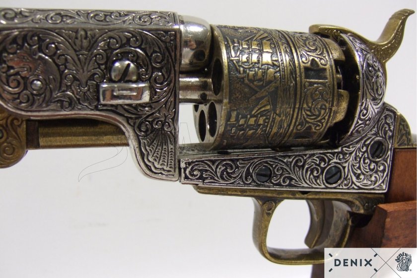 Replica Colt Navy 1851 – messing 8