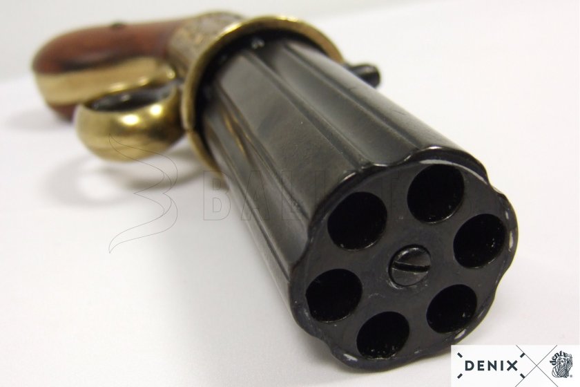 Replica Pepperbox – zeskoppige revolver, Engeland 1840 5