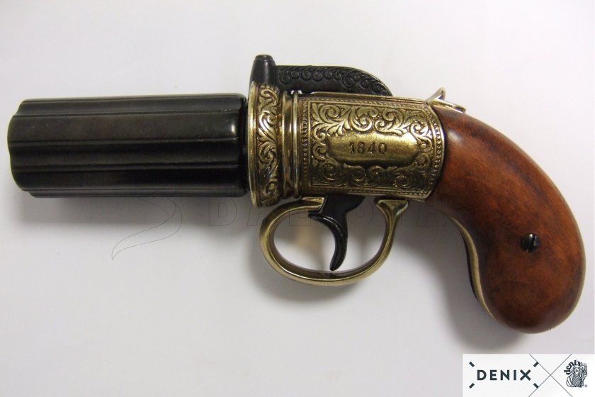 Replica Pepperbox – zeskoppige revolver, Engeland 1840 7