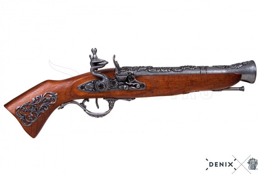 Replica vuursteenpistool Blunderbuss, Oostenrijk 18e eeuw