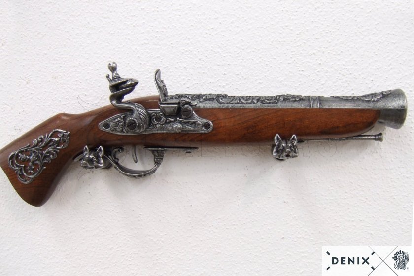 Replica vuursteenpistool Blunderbuss, Oostenrijk 18e eeuw 10