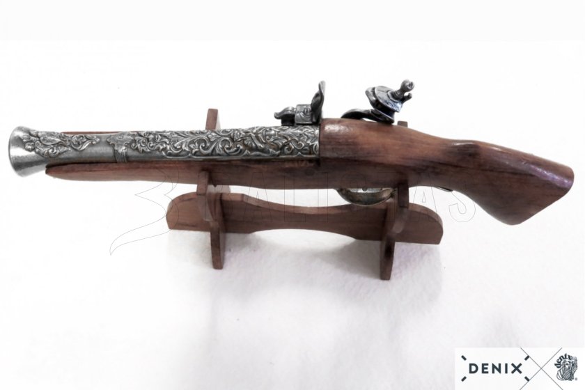 Replica vuursteenpistool Blunderbuss, Oostenrijk 18e eeuw 9