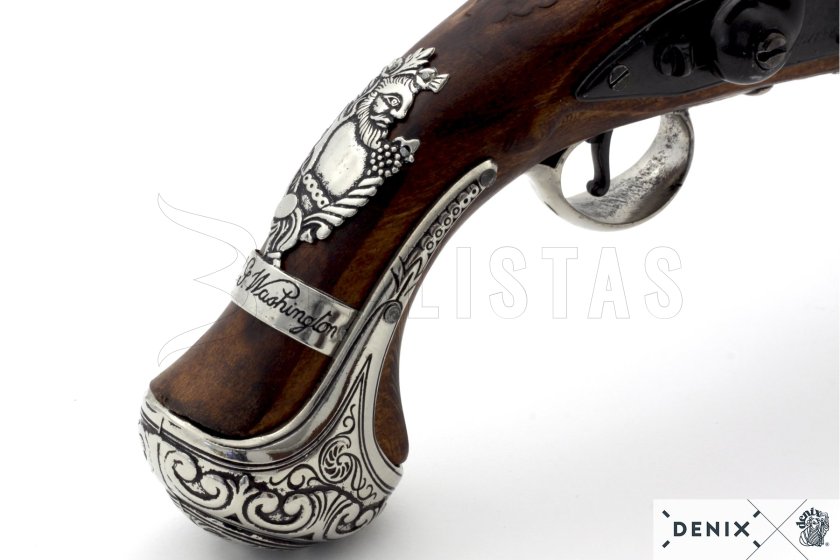 Replica van vuursteenpistool van generaal George Washington, Engeland 18e eeuw 11
