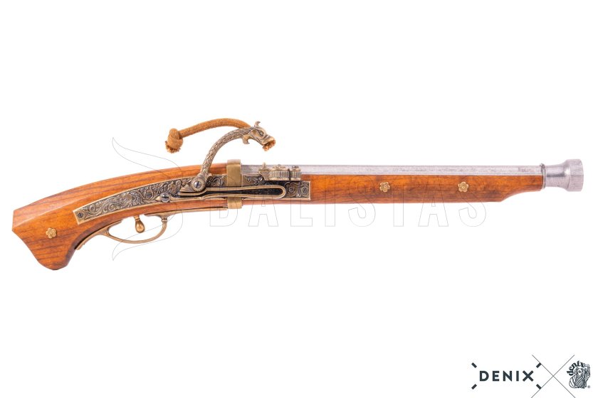 Pistoolreplica met lontslot, Japan 1800