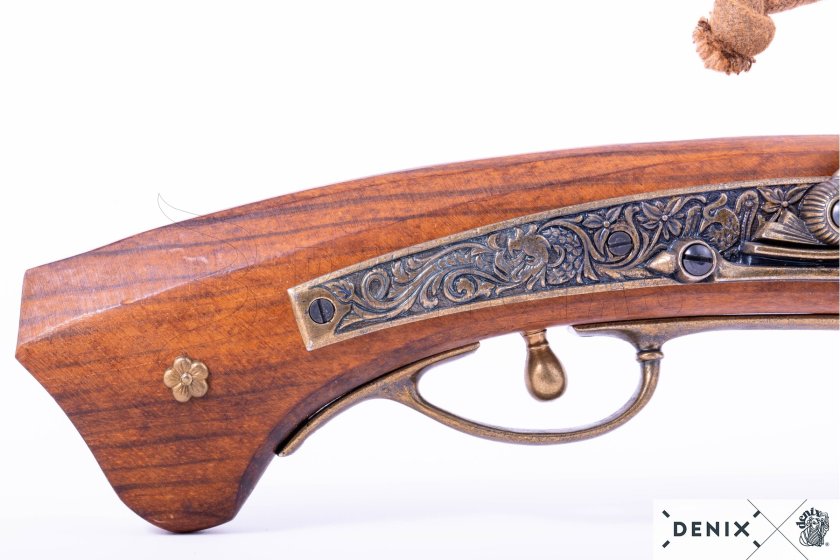 Pistoolreplica met lontslot, Japan 1800 4
