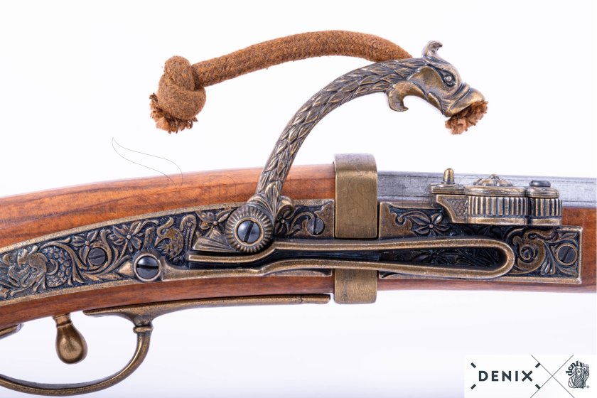 Pistoolreplica met lontslot, Japan 1800 5
