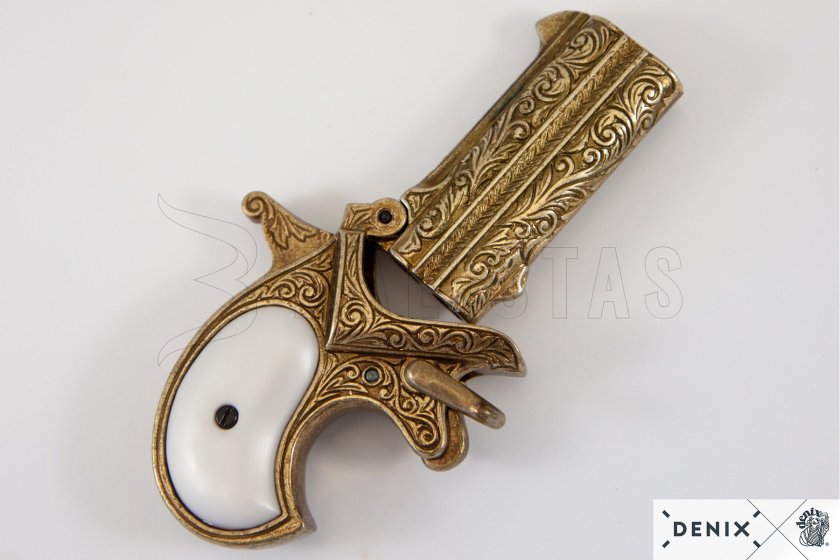 Replica dubbelloops Derringer, USA 1866 7