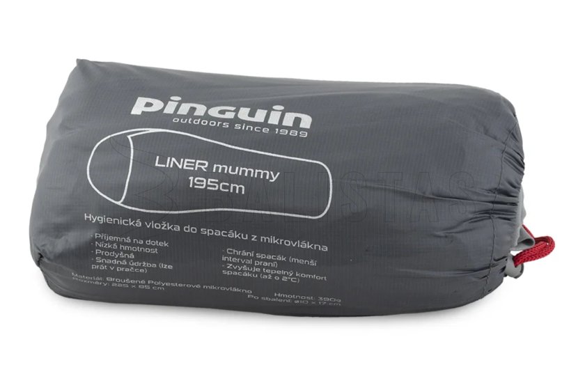 Slaapzakvoering Pinguin Liner Mummy 175cm 5