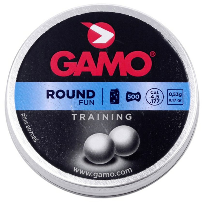 Loden kogeltjes 4,5mm Gamo Round 500 stuks 2