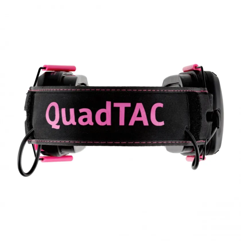 Actieve gehoorbescherming voor schietsport RealHunter Active ProSHOT QuadTAC Devil Pink 7
