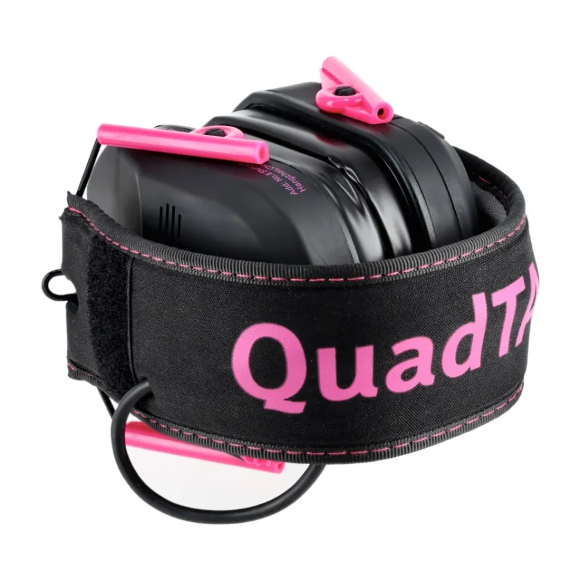 Actieve gehoorbescherming voor schietsport RealHunter Active ProSHOT QuadTAC Devil Pink 6