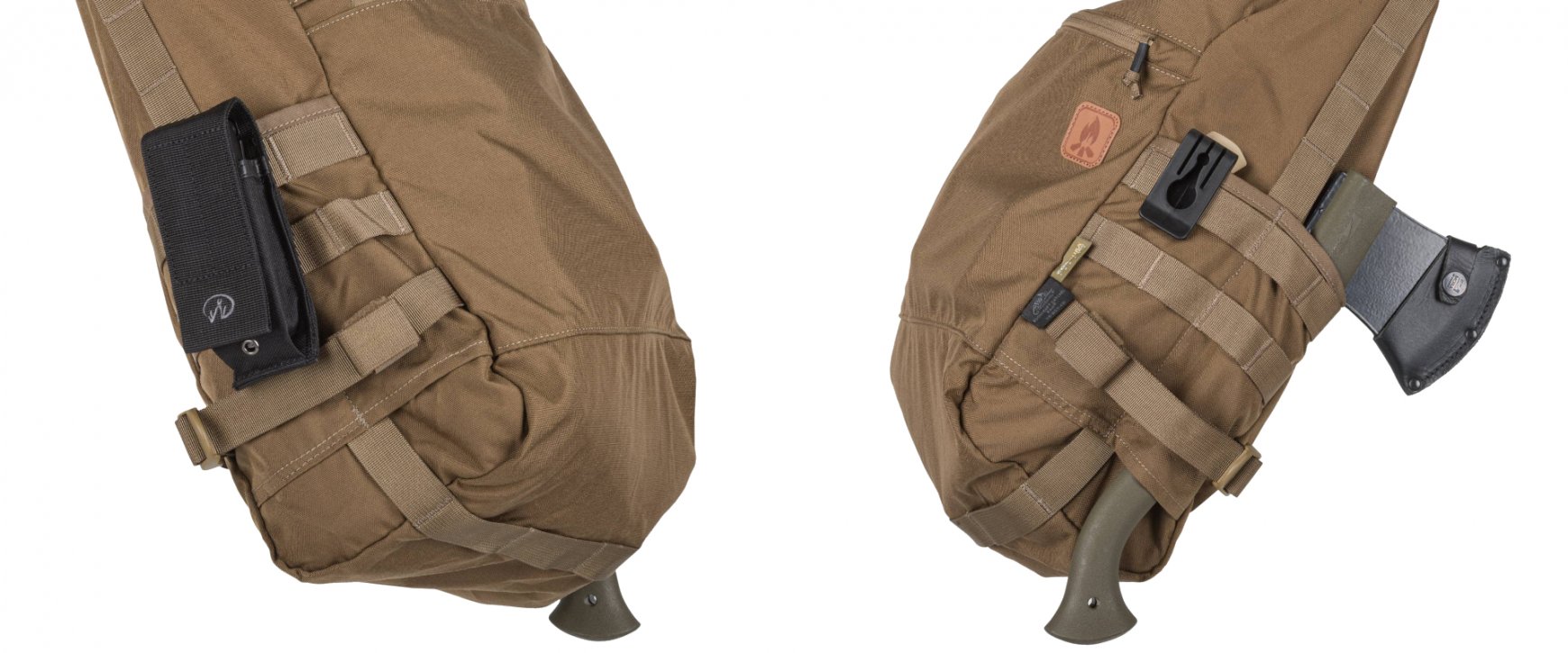 Schoudertas Bushcraft Satchel Helikon-Tex zijkanten